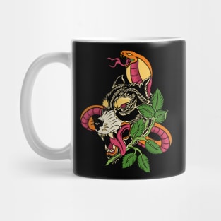 Beowulf and Snake Combo Mug